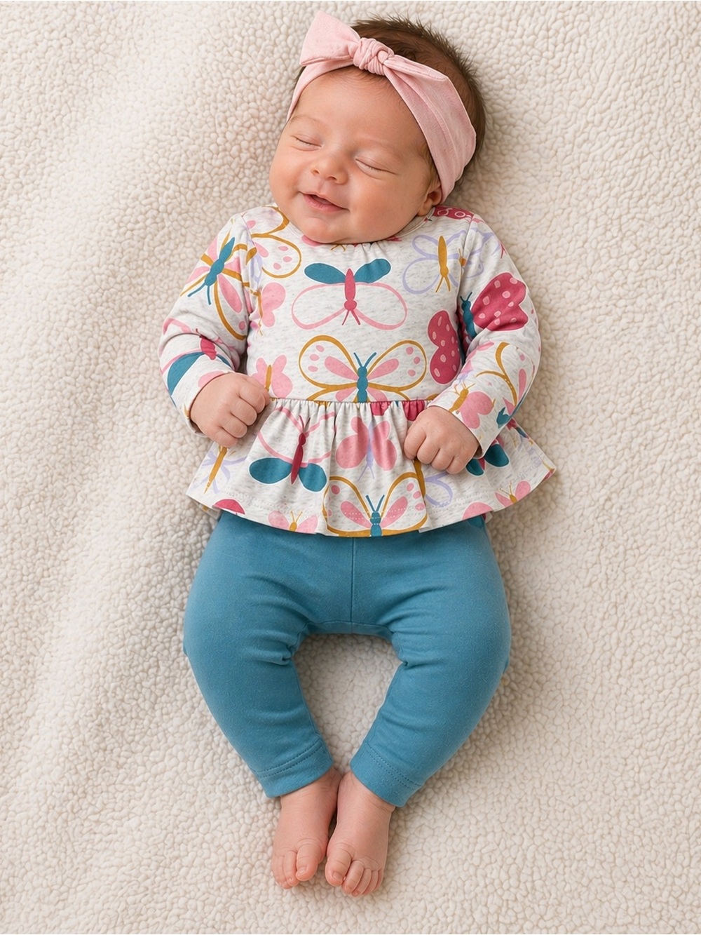 Carter’s Newborn Butterfly Set‎ Bodysuit + Leggings NB 0M